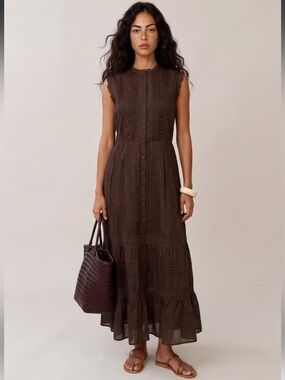 NWT Sorella Primrose Atelier Cotton Vintage Inspired Few Moda Dress XL